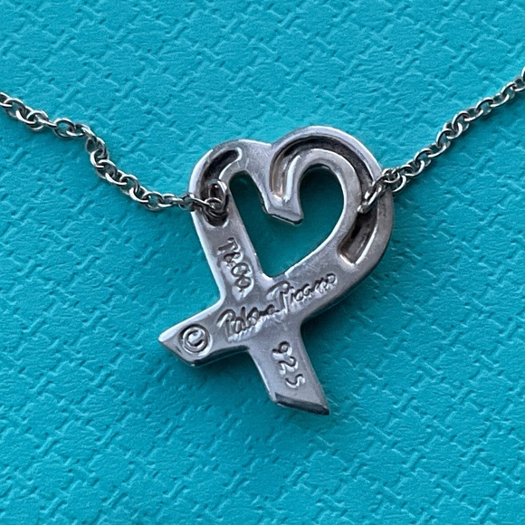 Tiffany & Co. Silver Heart Necklace - Picture 2 of 6